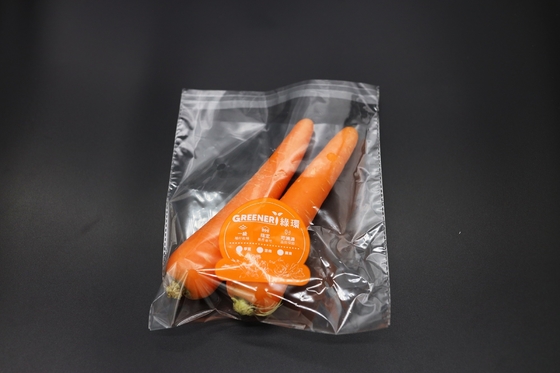 Transparent OPP Packaging Bag Fresh Fruit Vegetables Packaging Breathable Plastic Bag