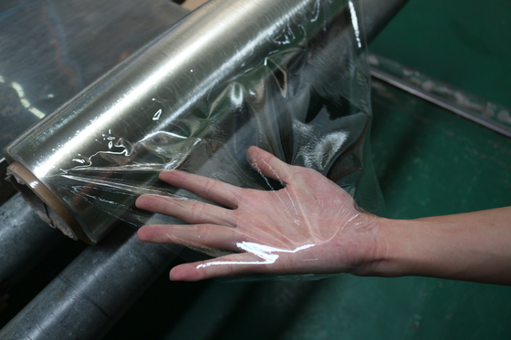 100 Micron Plastic PVC Film Roll Packaging PHR 36 Normal Clear 0.025mm Thickness