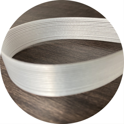 White 32mm PET Strapping Band Polyester Composite Strap 20kg 0.02inch Thickness