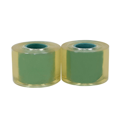Dust Proof OD 70mm PVC Stretch Cling Film 250mm Width Sticky 130mic Thickness