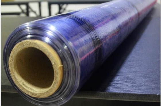 Recyclable Vinyl PVC Film Roll Clear Plastic Packaging 20mic 30kg